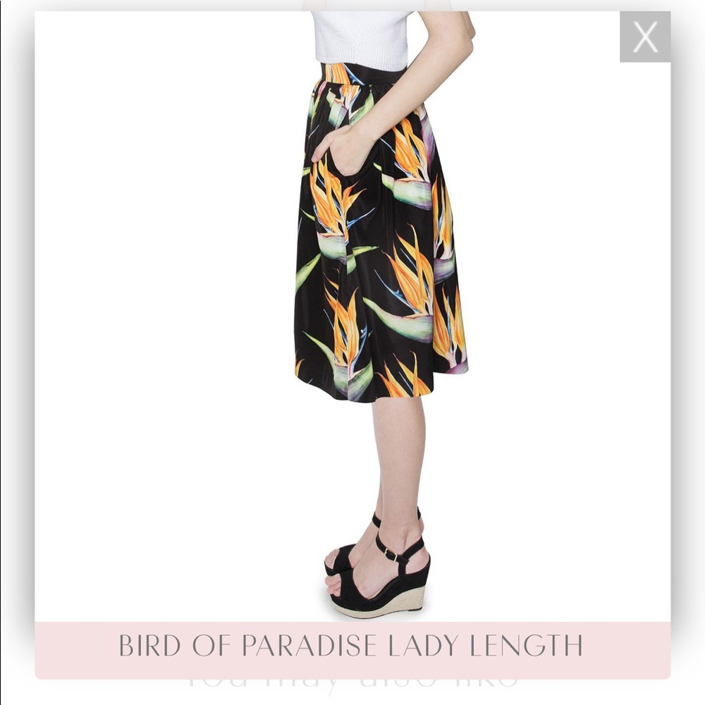 PARTYSKIRTS Bird of Paradise Lady Length Skirt